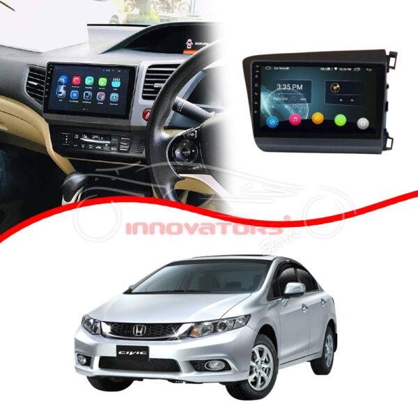 Honda Civic Rebirth Android LCD Black 9 Inches - Model 2012-2016