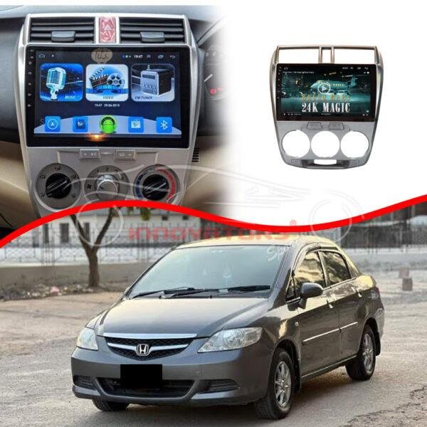 Honda City Android LCD Silver 10 Inches - Model 2008-2021 8th Gen