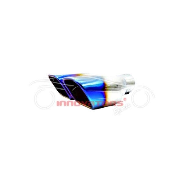 Remus Style Hks Double Muffler Burnt Tip Exhaust Silencer Muffler Tip