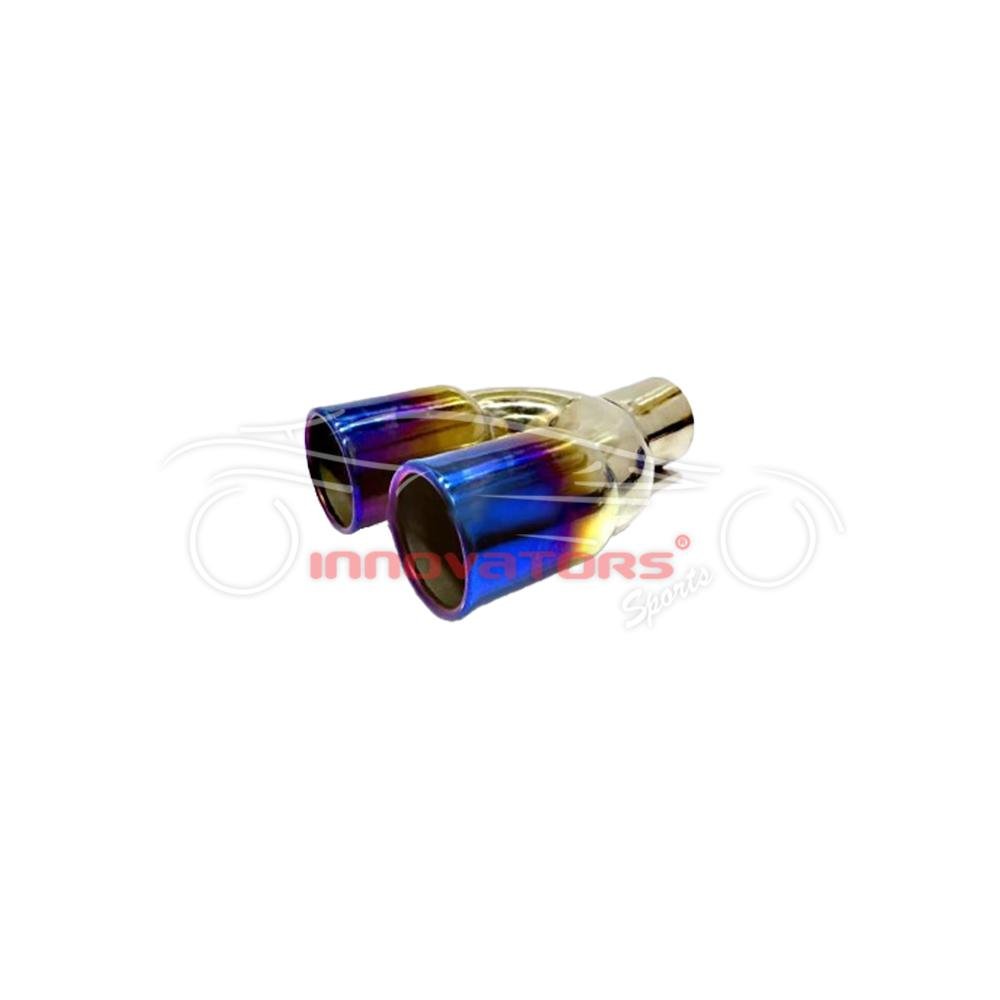 Silencer Double Pipe Burnt Tip Exhaust Silencer Muffler Tip