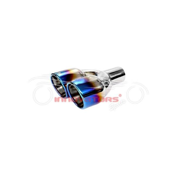 Double Tip Hks Burnt Tip Exhaust Silencer Muffler Tip