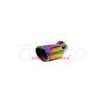 Universal Exhaust Silencer Tip Muffler Tip Full Titanium Burnt