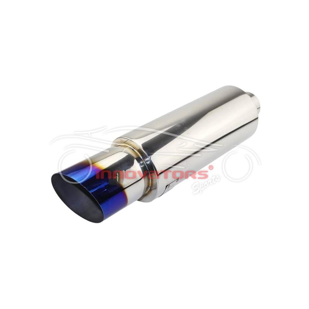 HKS Big Version Heavy Burnt Tip Exhaust Silencer With Round Face - 9822
