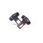 TRD Metal Seat Belt Buckle Blk