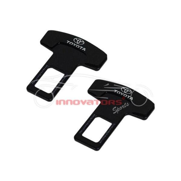 Black Toyota Metal Seat Belt Buckle