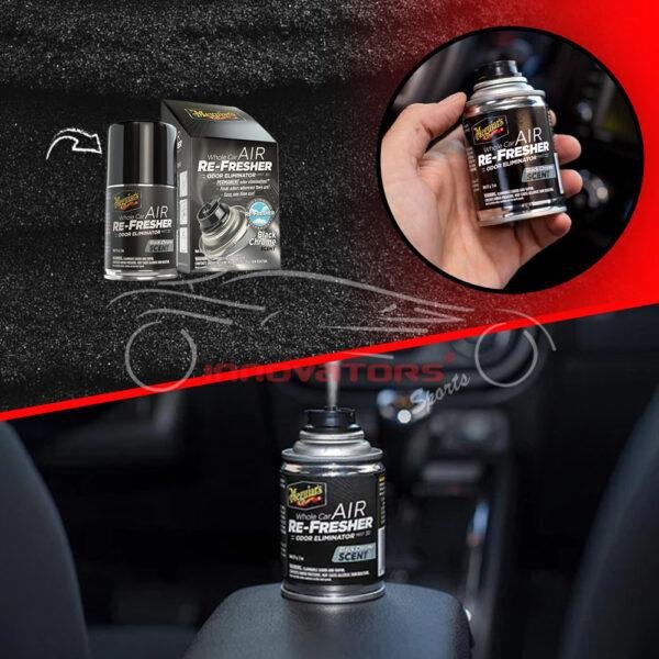 Meguiar’s Whole Car Air Re-Fresher Odor Eliminator Black