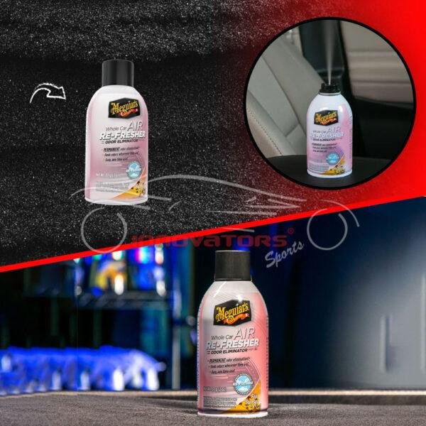 Meguiar’s Whole Car Air Re-Fresher Odor Eliminator Fiji Sunset Scent
