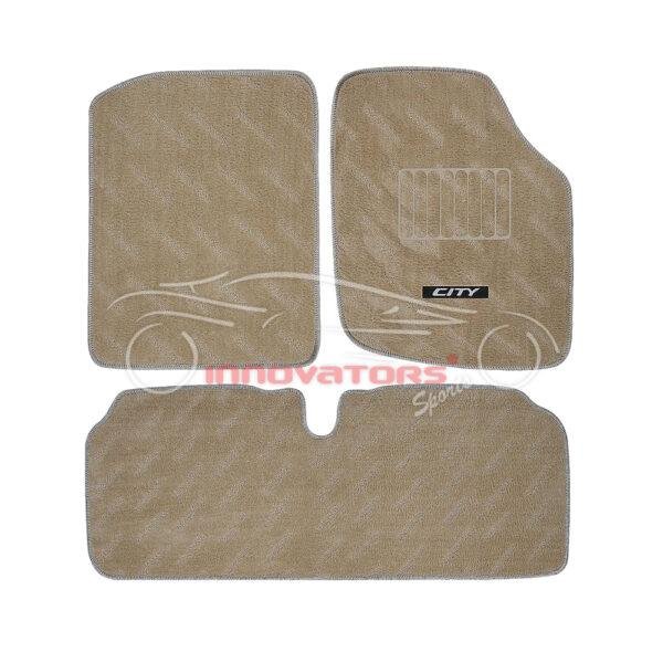 Honda City 2009–2020 Premium Beige Carpet Car Floor Mat