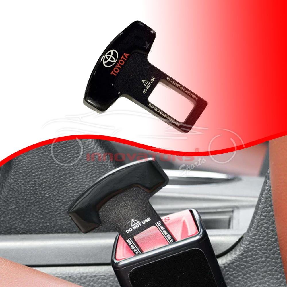 Toyota Metal Seat Belt Buckle Black