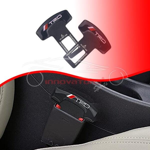 TRD Metal Seat Belt Buckle Blk