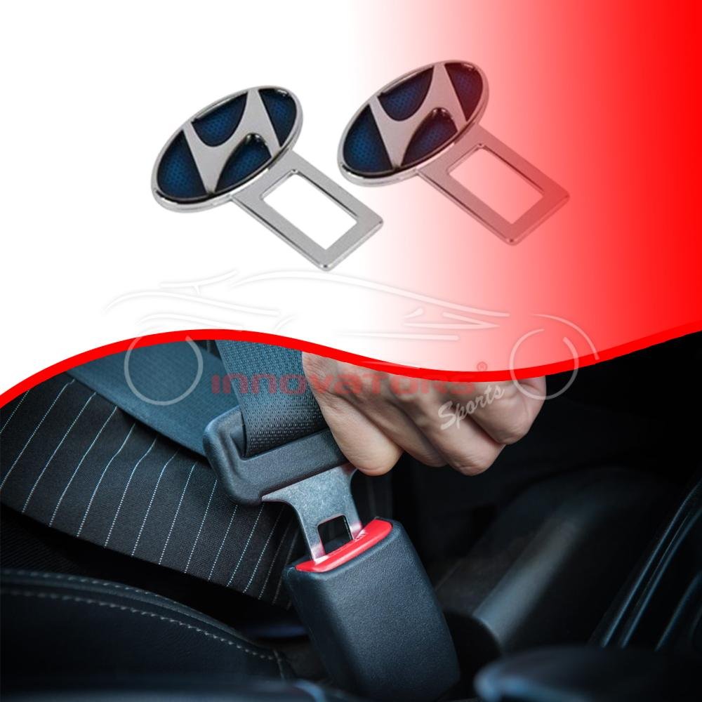 Hyundai Metal Black Seat Belt Buckle
