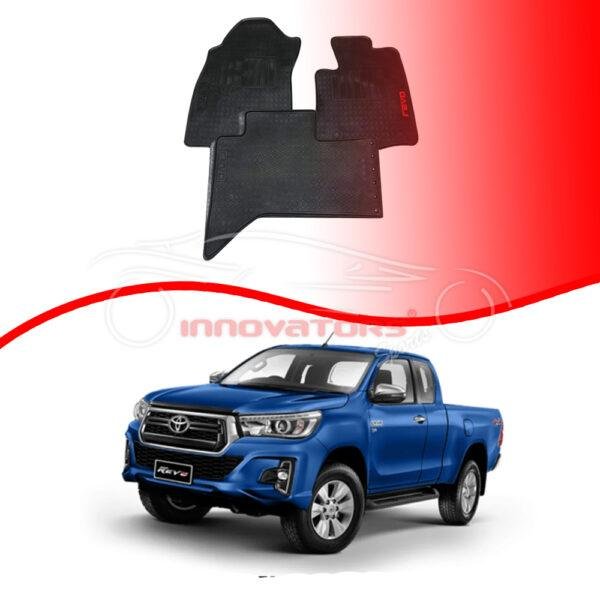 Toyota Hilux Revo 2021-2022 Premium Latex Rubber Car Floor Mat