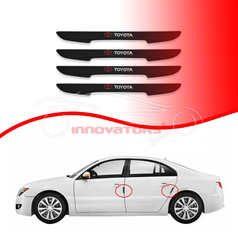 Toyota Slim Style Door Guard Protectors Black