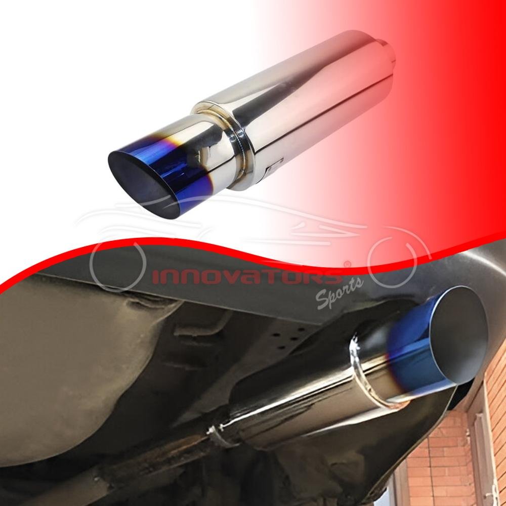 HKS Big Version Heavy Burnt Tip Exhaust Silencer With Round Face - 9822
