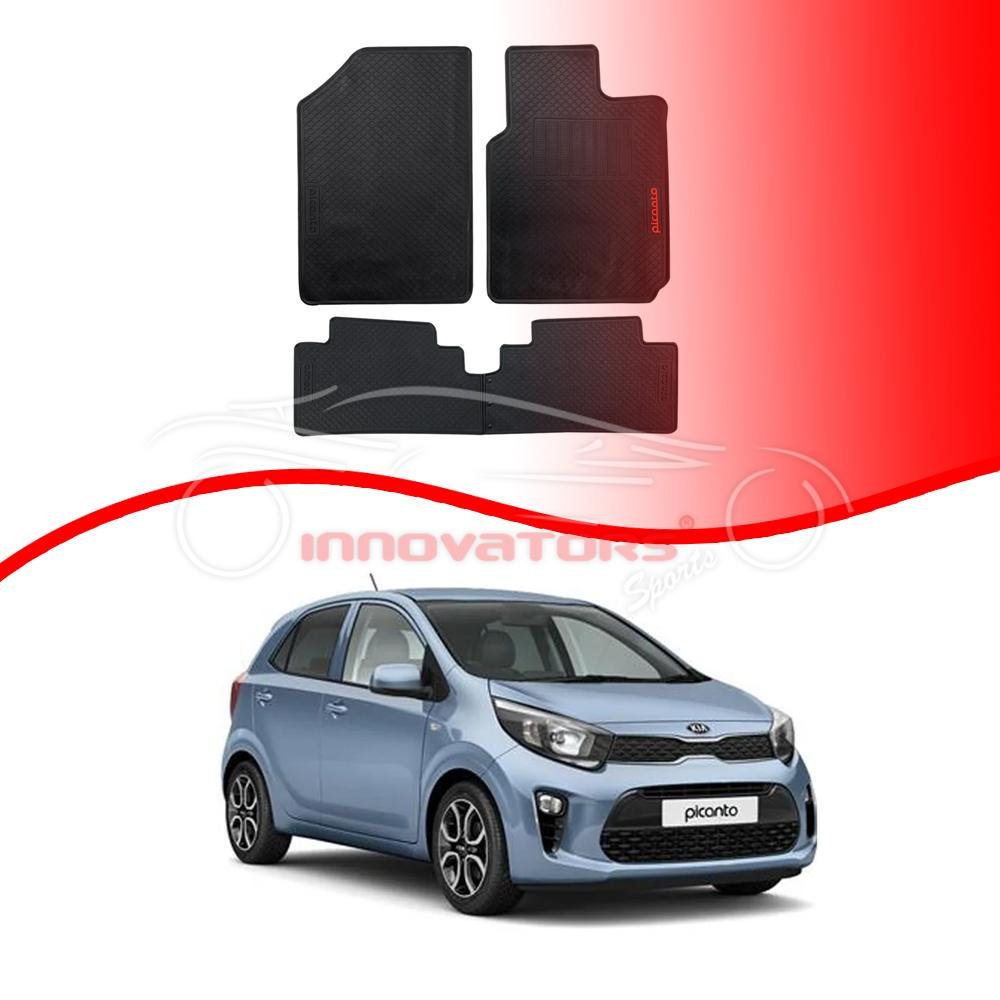 Kia Picanto 2019–Present Latex Rubber Car Floor Mats