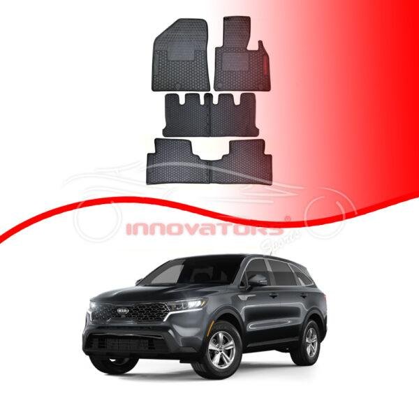 Kia Sorento 2021–Present Premium Latex PVC Car Floor Mats