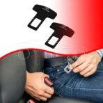 Black Toyota Metal Seat Belt Buckle