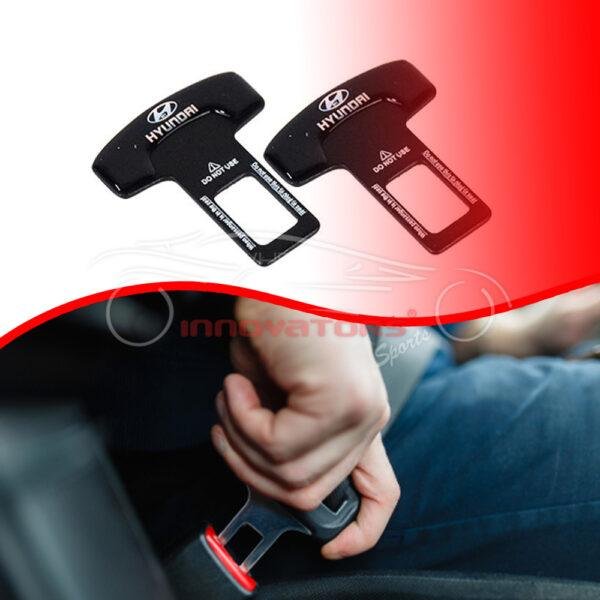 Hyundai Metal Seat Belt Buckle Black