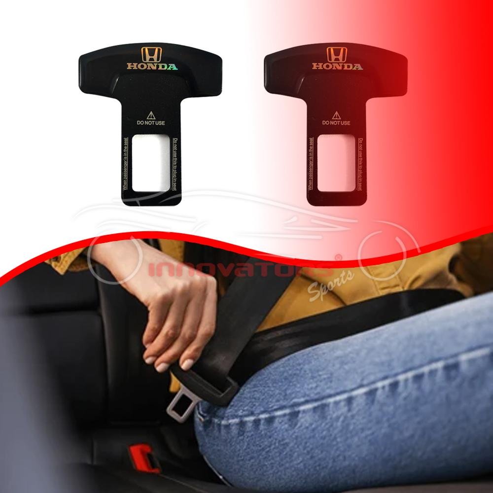 Honda Metal Seat Belt Buckle Black