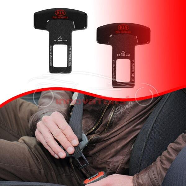 Kia Metal Seat Belt Buckle Black