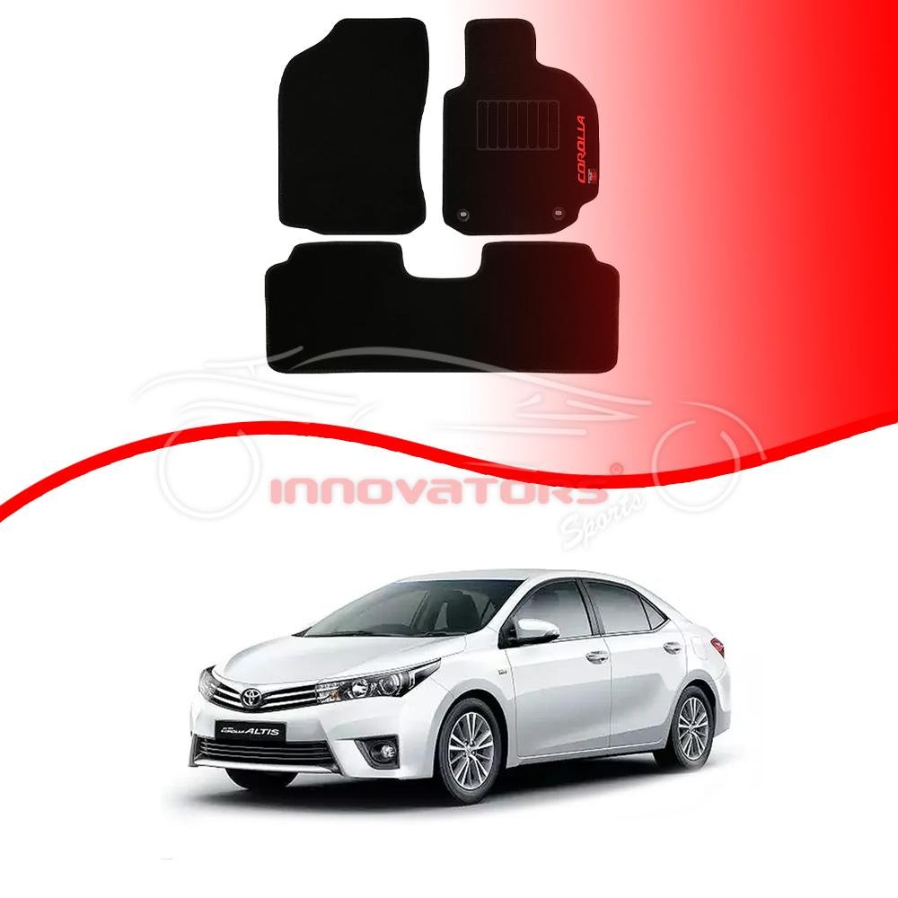 Toyota Corolla 2014–Present Executive Side Logo Carpet Car Floor Mat