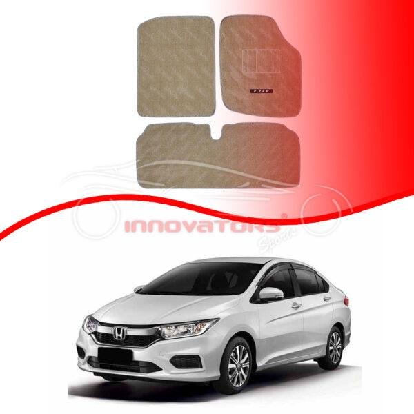 Honda City 2009–2020 Premium Beige Carpet Car Floor Mat