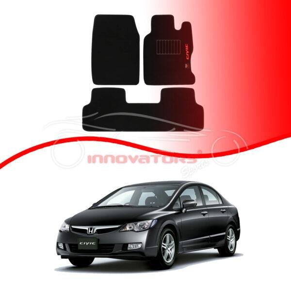 Honda Civic 2009–2012 Reborn Executive Side Logo Carpet Car Floor Mat