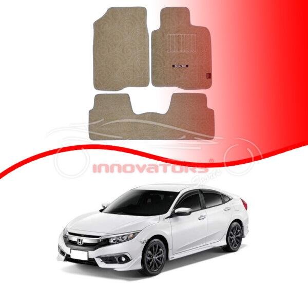 Honda Civic X 2016–2021 Premium Carpet Car Floor Mat