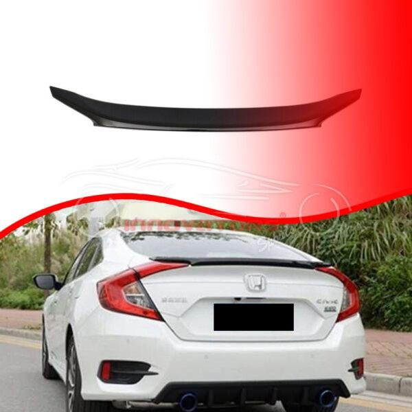 Honda Civic Trunk Spoiler Duck Tail V2 (ABS) Model 2016-2021