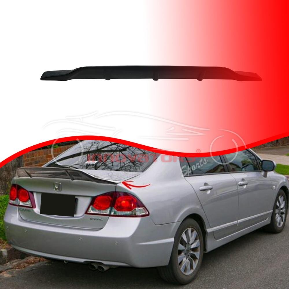 Honda Civic Reborn Trunk Spoiler Ducktail Style In ABS Plastic Model 2007-2011