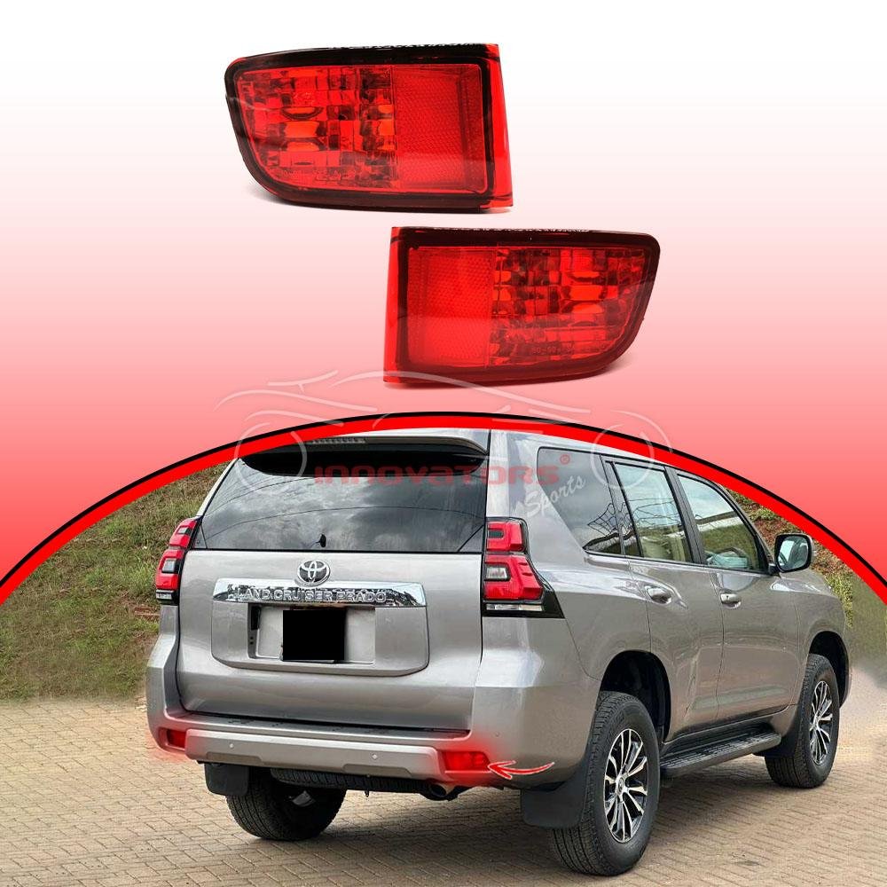 Toyota Prado FJ150 Rear Bumper Reflectors Lights 2017–2024