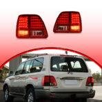 Toyota Land Cruiser FJ100 Rear Lamps Red Smoke Taiwan Made 1998–2007