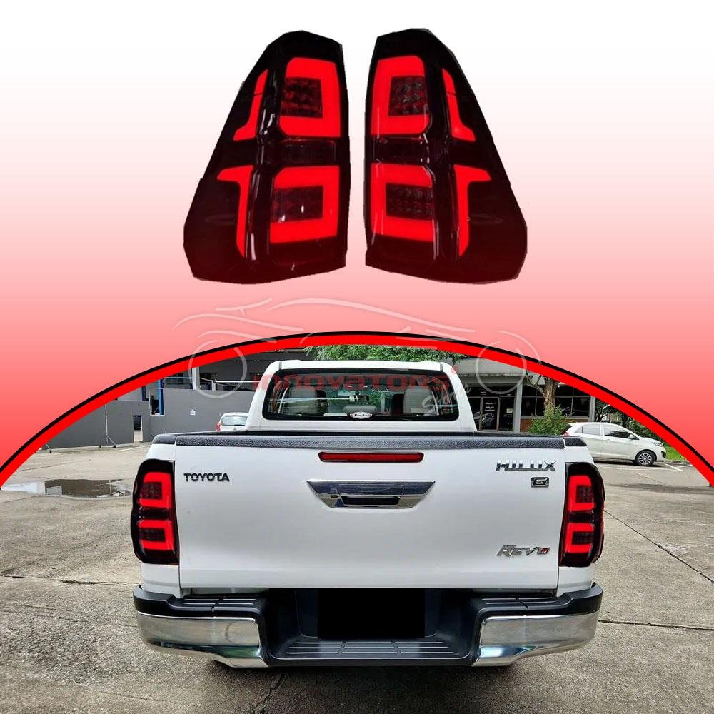 Toyota Hilux Revo Smoke Rear Lamps 2016–2022