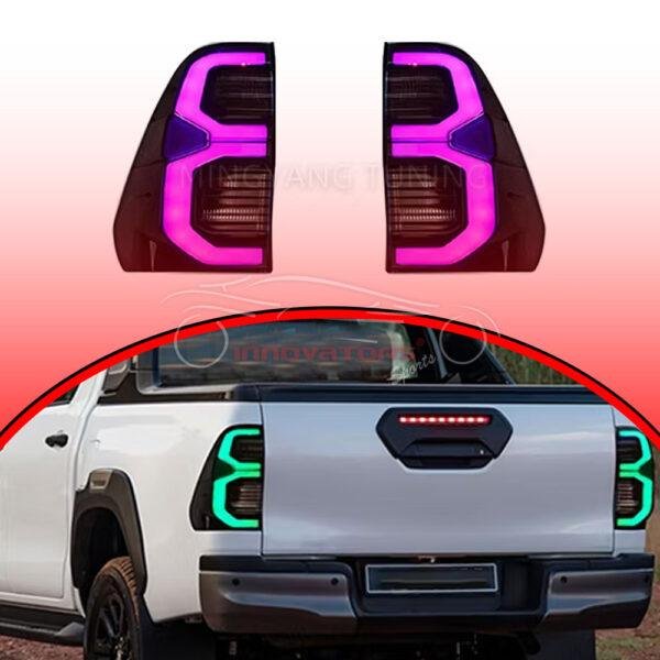 Toyota Hilux Revo Rocco RGB Tail Lamps Rear Lamps 2021-2024