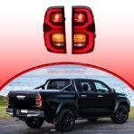 Toyota Hilux Revo Rocco OEM Smoke Rear Lamps 2021-2022
