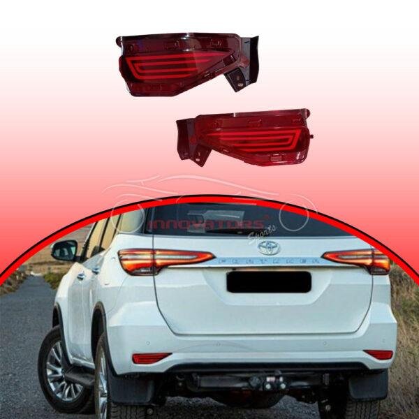 Toyota Fortuner Bumper Reflectors 2017–2022