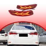 Toyota Corolla Rear Bumper Reflector Lamborghini Style 2014-2020
