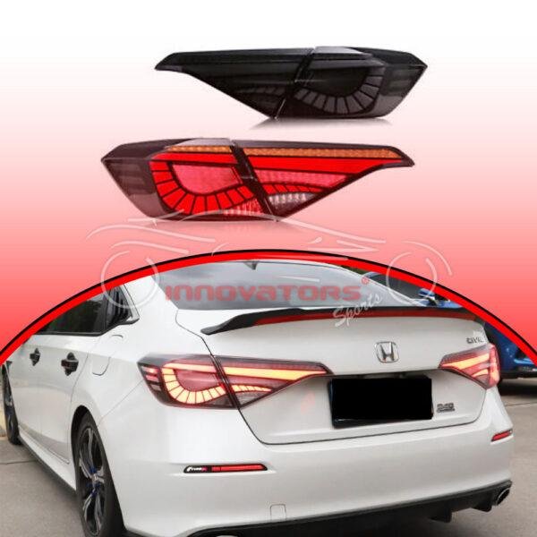 Honda Civic Tail Lamps Rear Lamps Snake Style 2022–2023