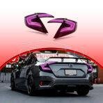 Honda Civic RGB Rear Lamps Tail Lights Snake Style 2016–2021