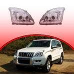 Toyota Prado FJ120 Head Lamps Chrome 2002-2008