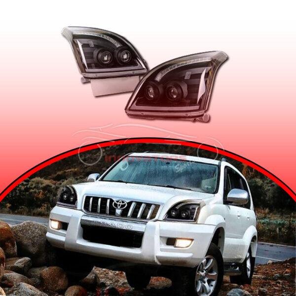 Toyota Prado FJ120 Headlamps Headlights 2002-2008
