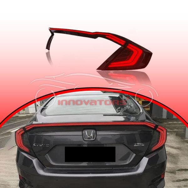 Honda Civic Rear Lamps With Spoiler 2016–2020
