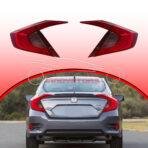 Honda Civic Rear Lamps V1 Red Smoke 2016–2020