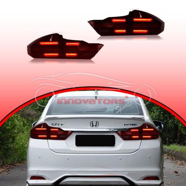 Honda City Smoke Rear Lamps V4 2021-2022