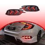 Honda Civic Bumper Reflector Lamborghini 2016-2020