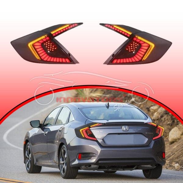 Honda Civic LED Tail Lights New Design 2016-2021