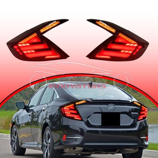 Honda Civic LED Rear Lamps New Design 2016-2021