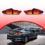 Honda City Red Rear Lamps Lava 2021-2022