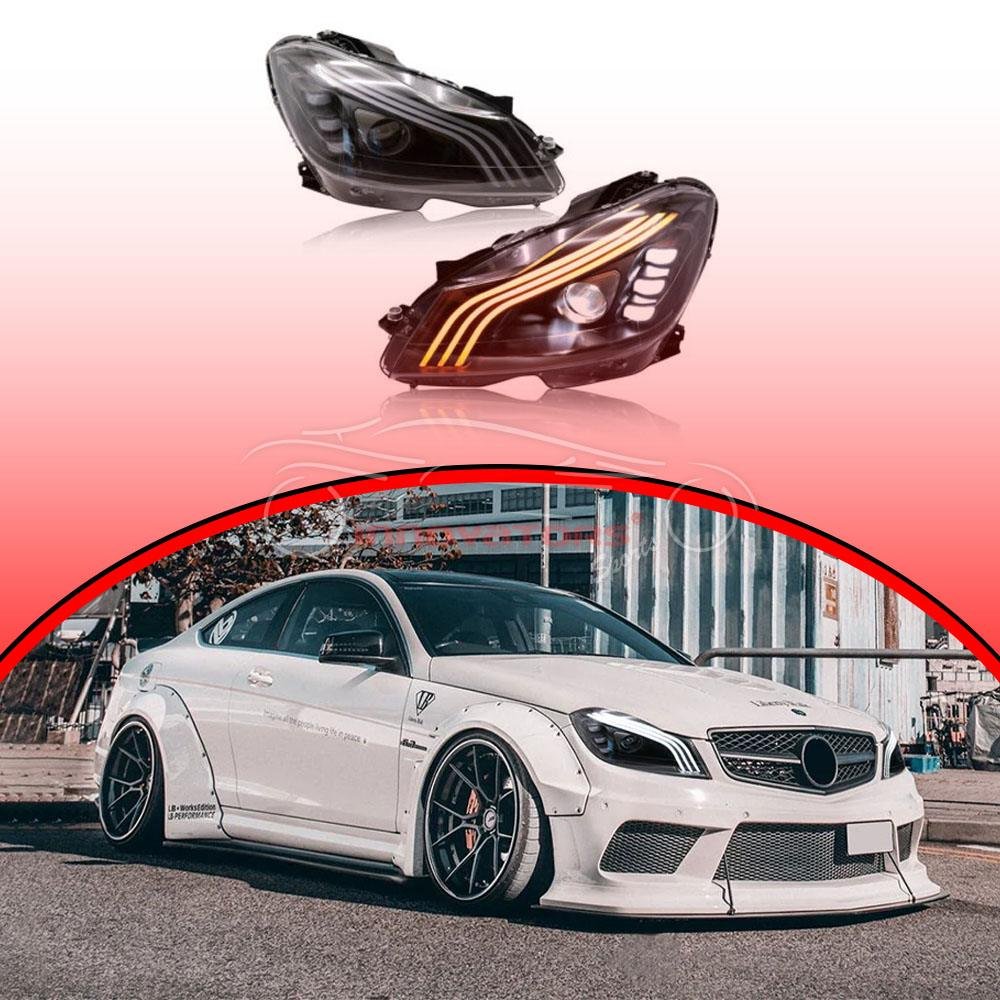 Mercedes-Benz C-Class W204 Headlights S Class Design 2012-2014