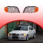 Mercedes-Benz C-Class W202 Headlights Headlamps 1994-2000